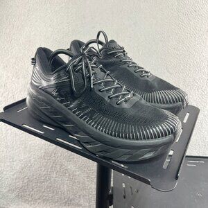 Hoka One One Running Shoes Mens 11 Bondi 7 Comfort Shoes Black Athletic